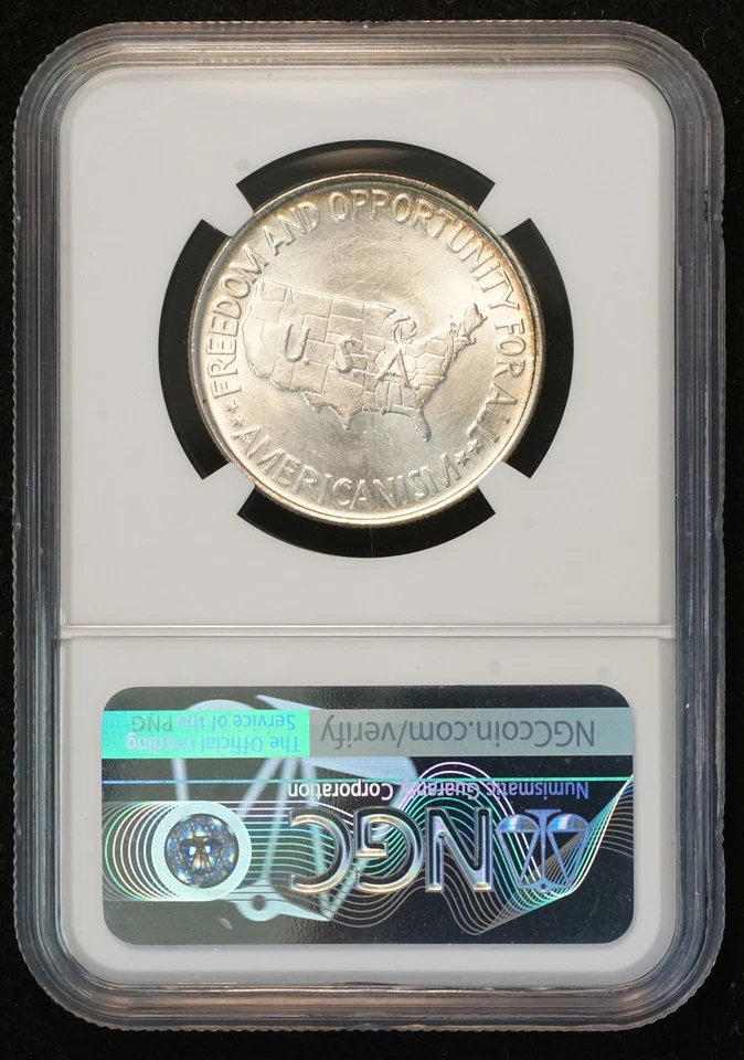 1952 Washington-Carver Commemorative Silver Half Dollar MS 65 NGC 50C US COIN - Image 2 of 4