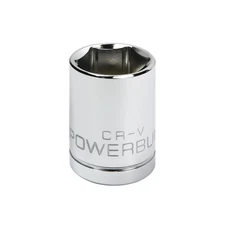 Powerbuilt 1/2 Inch Drive x 21 MM 6 Point Shallow Socket - 940098