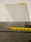 USED 6 CANDY GLASS CRINKLE GLASS PANES   4 7/8" X 6 1/4" X 6 O OBSCURE GLASS — photo 9