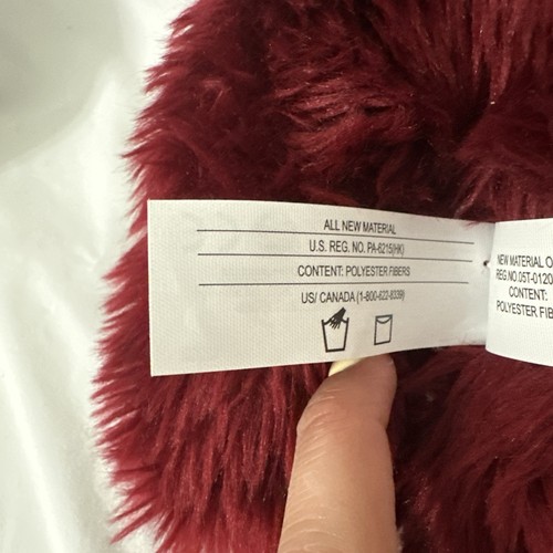 Peluche Fuggler Clawey divertente brutto mostro Spin Master rosso marrone giocattolo denti 12" - Foto 8 di 10