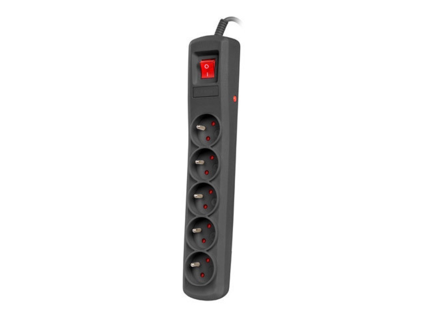 BERCY POWER STRIP 400 5M 5X 230V PL BLACK NSP-1715