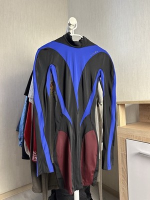 Mugler x HM Dress Black and Blue, Size XS