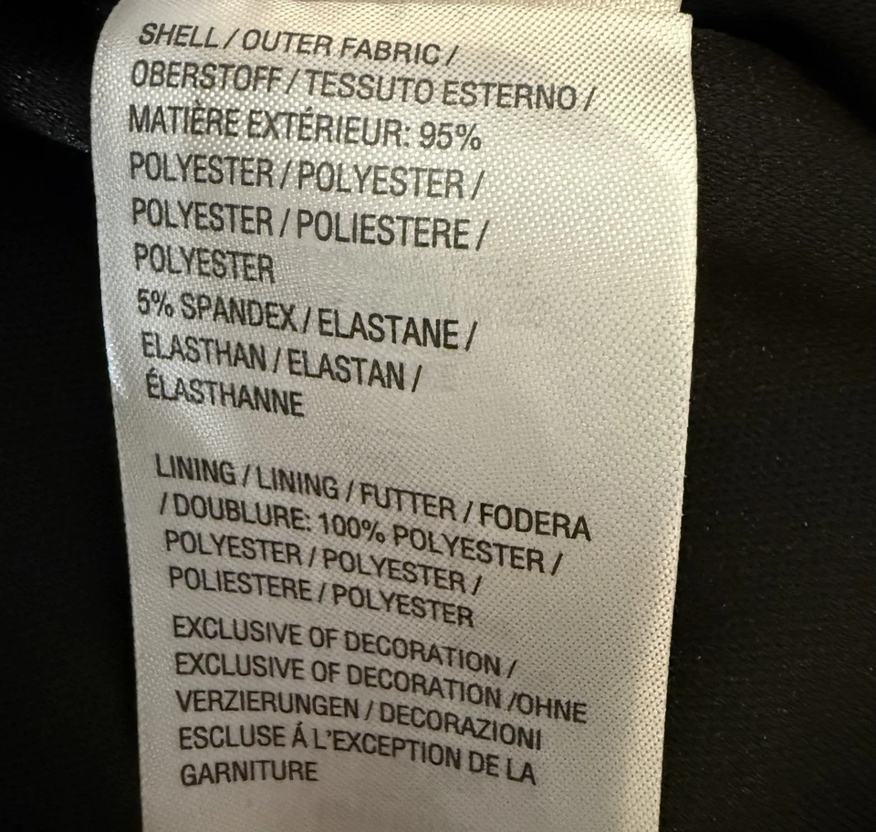 Chaqueta Blazer de Viaje Joan Rivers Classics Para Mujer Beige Negra Forrada Talla M Foto 3 de 4