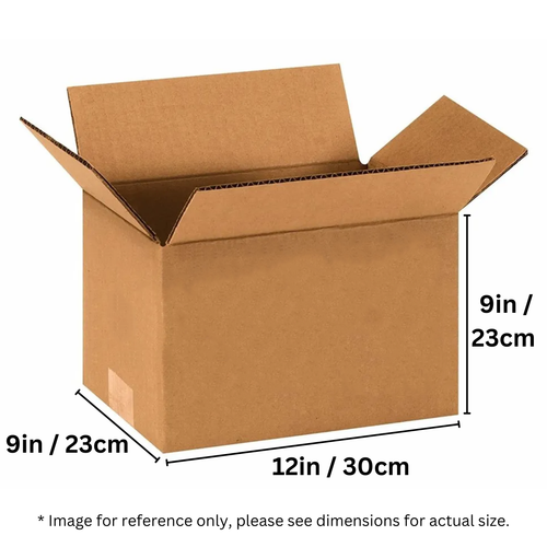 12 x 9 x 9 Inch Cardboard Boxes Single Wall Packing Packaging Box 30 x ...