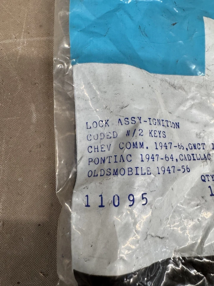 Nuevo de Lote Antiguo 1947-1966 Pontiac Torpedo Chevy GMC Camión Corvette Interruptor de Encendido Llave de Bloqueo Foto 2 de 4