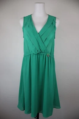 GUESS Robe Vintage Sans Manches T-shirt Adhérente Coupe Évasée Femme Taille M - Photo 1/4