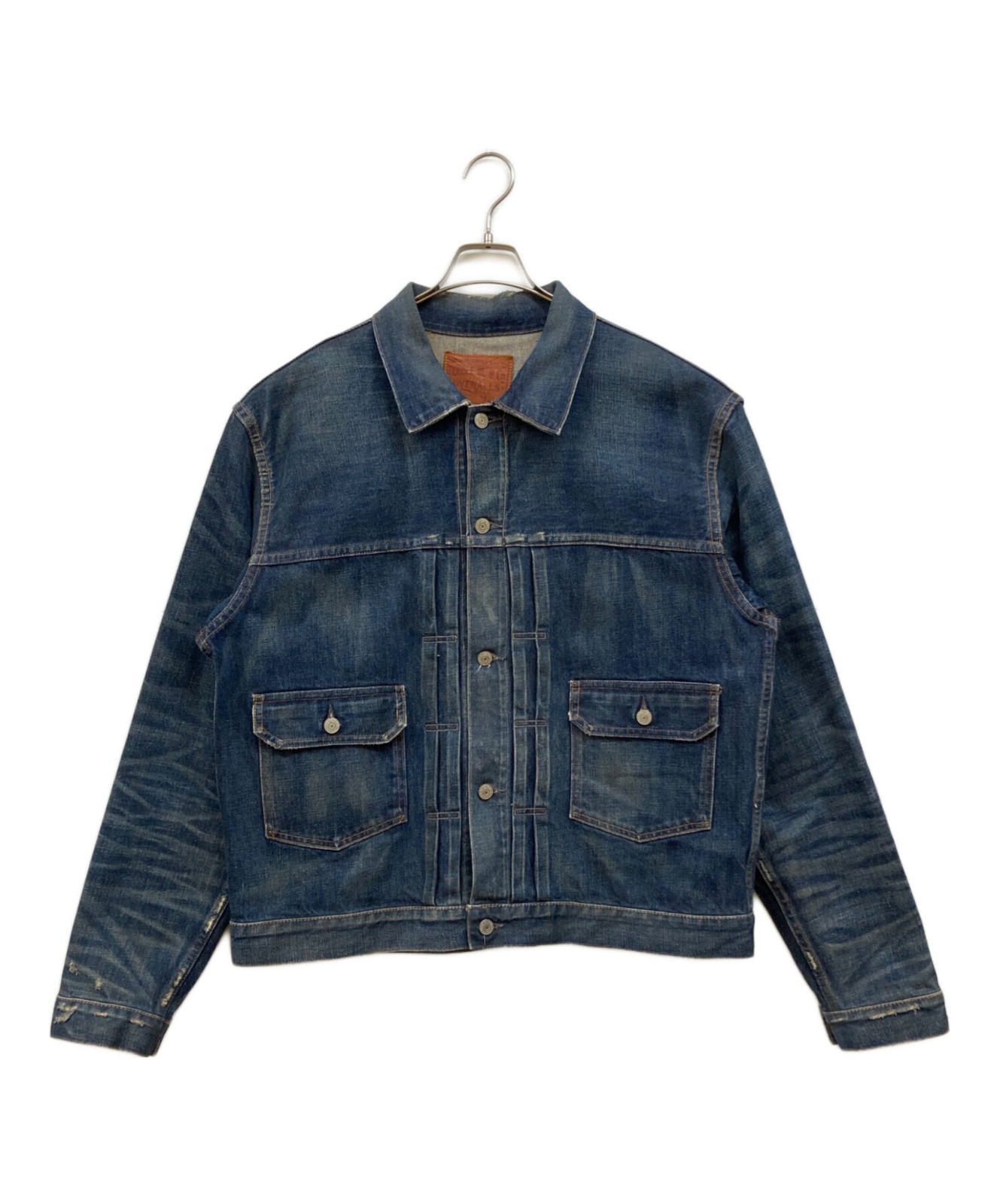 RRL RALPH LAUREN 2nd Denim Jacket Indigo Men's Size XL Made in USA Pre-Owned