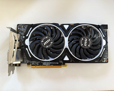 MSI AMD Radeon RX 580 4GB GDDR5 PCIe x16 Dual Fan DP HDMI DVI DX12