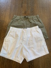 Lot of 2 Todd Snyder Drawstring 5” Inseam Corduroy Cotton Shorts Mens XS