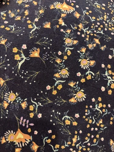 Vintage Garden Cotton Linen Blend Fabric Bundle 10 Prints 0.5 Yard Each 60" Wide image 11