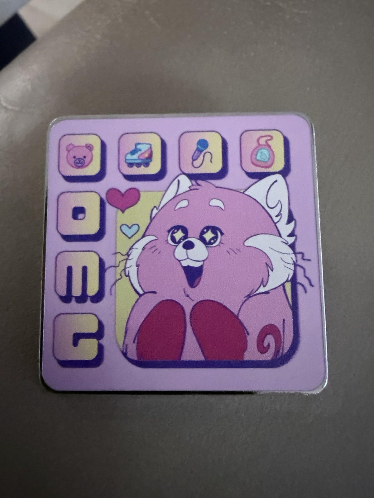 Disney Pin 2021 Open Edition Turning Red Mei as Red Panda OMG [146868]