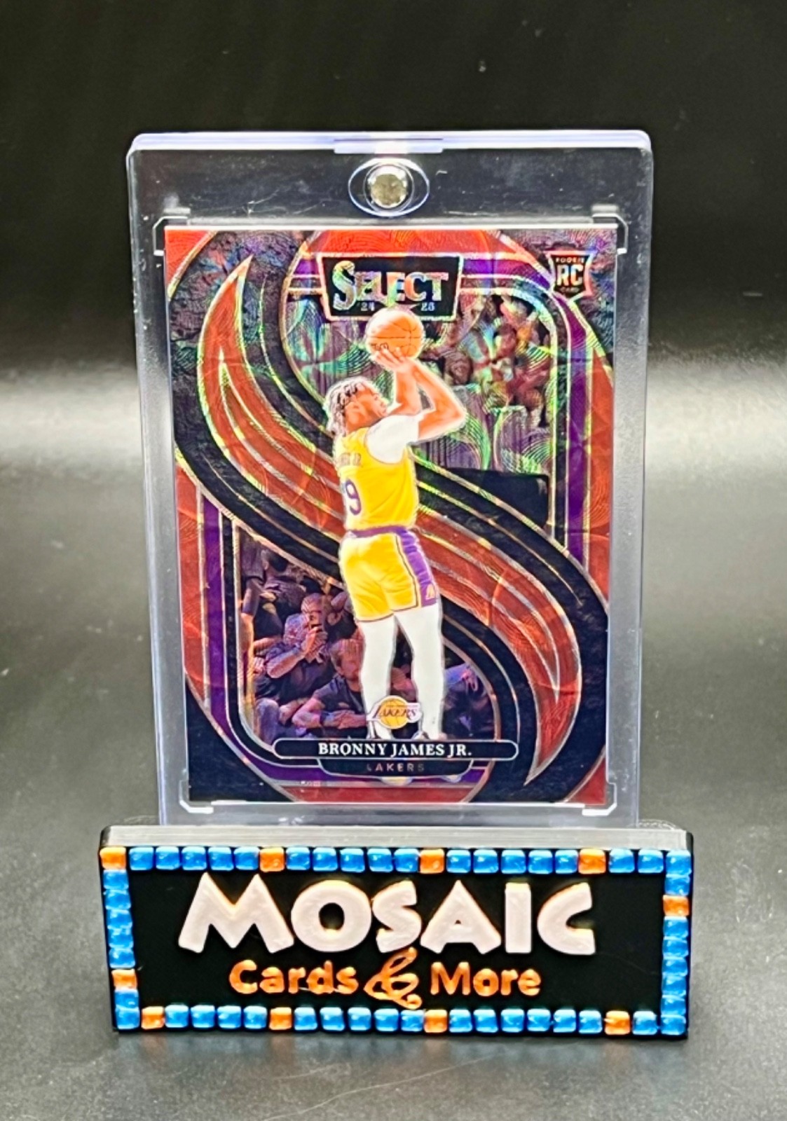 2024 Panini Select Rookie RC Premier Bronny James #179 Red Scope Prizm SP /249