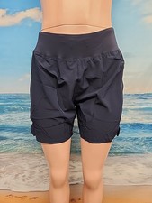 Nwt Unbranded Women's Swim Shorts Size Small Navy Color UPF50