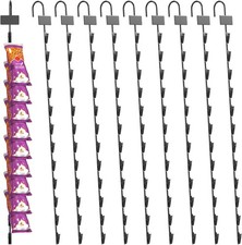 120 Chips Hanging Merchandise Strips with Hooks for Retail Display Snack 10 Pack