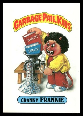 1986 Garbage Pail Kids Giant #18 Cranky Frankie 5x7 BXOS05