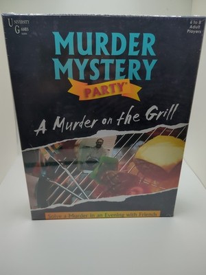 MURDER MYSTERY PARTY: A Murder on the Grill - Dinner Party Game For 6 - 8