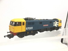 Lima 205155 OO Gauge Large Logo Class 87 87022 Cock O' the North (NEEDS ATTN)