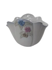 Charming Vintage “Especially For You" FTD 1992 Flower Vase Arrangement Bowl