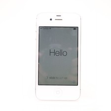 Apple iPhone 4 - 8GB - White A1349 CDMA -Pre Owned