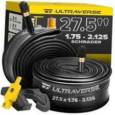27.5" Bike Inner Tubes 27.5 x 1.75, 1.95, 2.10, 2.125 - Set of 2
