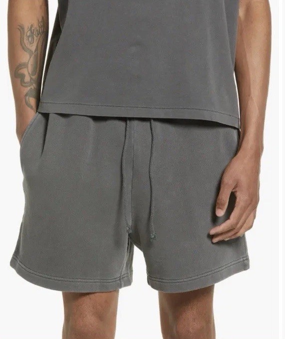 NWT Elwood Core Sweat Shorts Mens S Gray Comfort Organic Cotton