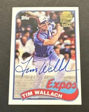 2017 TOPPS ARCHIVES TIM WALLACH FAN FAVORITES AUTOGRAPH ON-CARD AUTO SP!