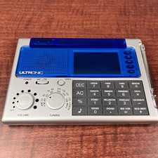 Ultronic Model WS-9 Multi-Function AM/FM Radio Date Time Clock Calculator Alarm