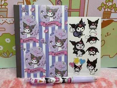 Sanrio Kuromi B6 Notizbuch Temporäre Tattoos Stift Konvolut