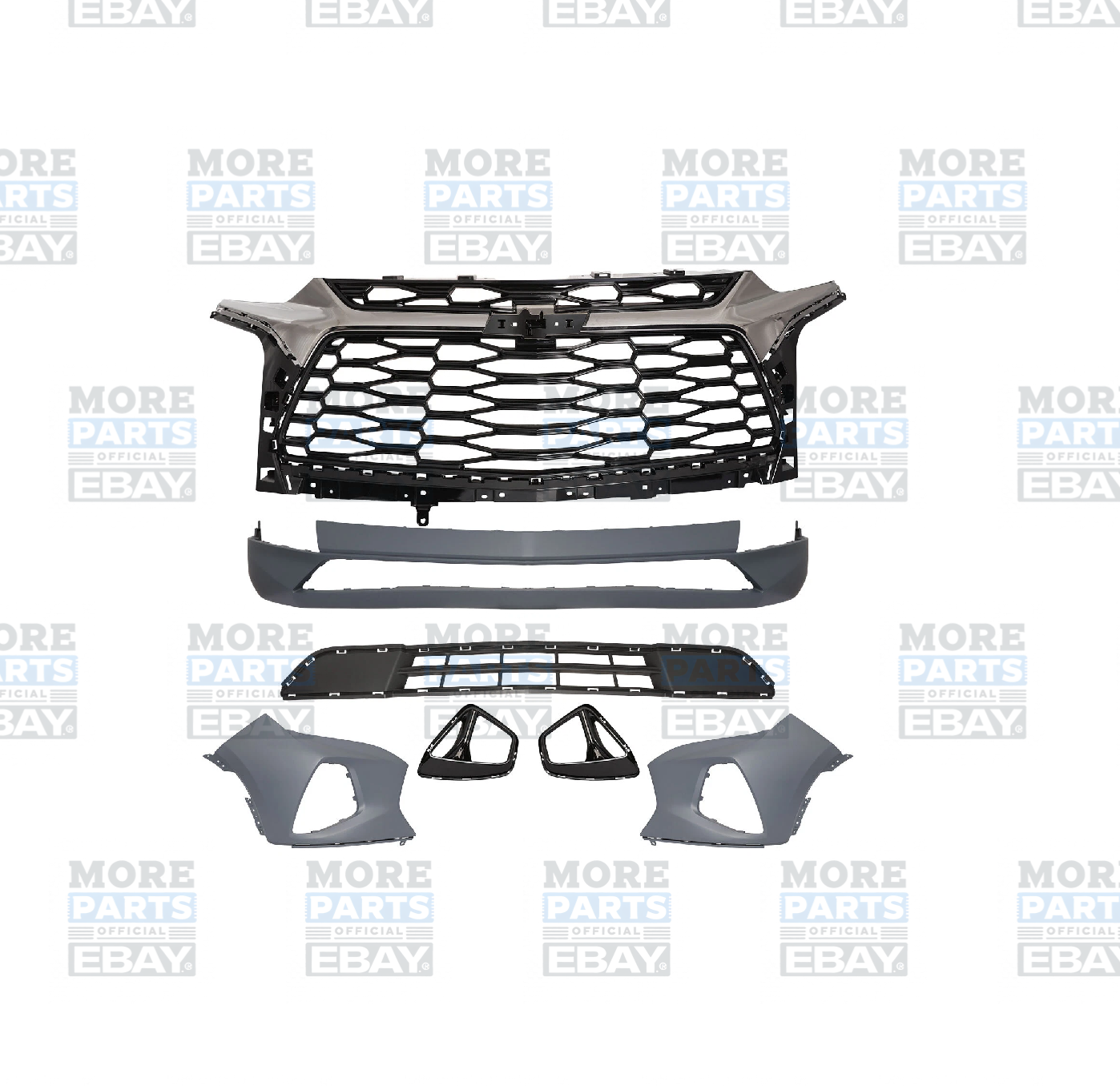 Front Bumper assembly Complete For 2019 2020 2021 2022 CHEVY BLAZER RS ...