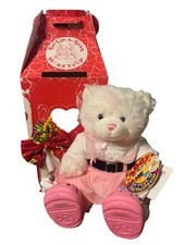 Build A Bear 2007 Bear Pink 50  s Outfit Birthday Lmt Edition New Tags Papers CD