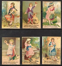 1879 Wananker "Grand Depot" Series Philadelphia Victorian Adv. Trade Cards