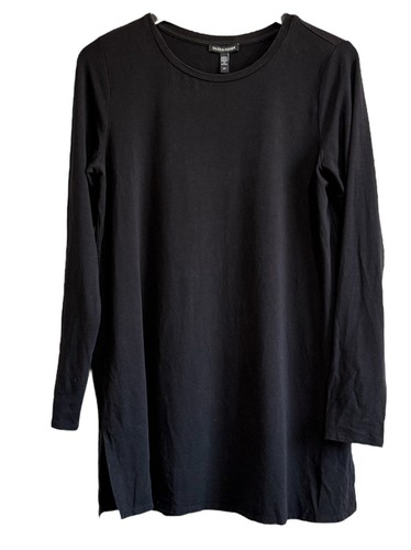 Eileen Fisher Tunic Top Size Small Side Vents Long Sleeve - Picture 1 of 7