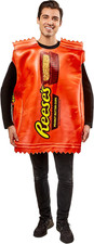 Hershey'S: Disfraz de taza de mantequilla de maní Reese'S para adultos, unisex estándar