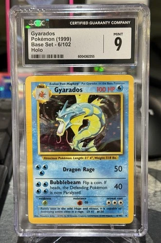 Gyarados Base Set Holo Card 6/102 WOTC 1999-2000