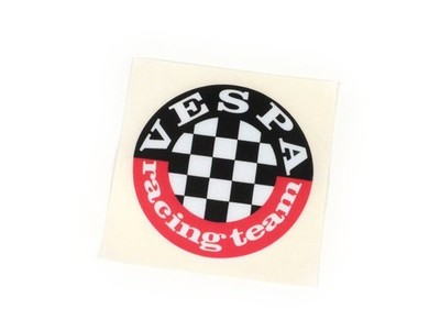 Aufkleber -VESPA Racing Team- Ø=60mm