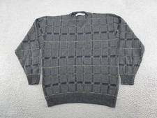 Vintage 90s Shenandoah Cotton Blend Knit Heavy Sweater Size XL USA Made Grandpa