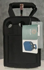 Onvia Picnic Time Beverage Tote 6 Pack Neoprene Bottles Or Cans NWT Handle Black