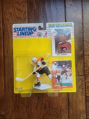 #ad 1993 ERIC LINDROS Starting Lineup Figure Kenner Sealed NHL Philadelphia Flyers $11.99