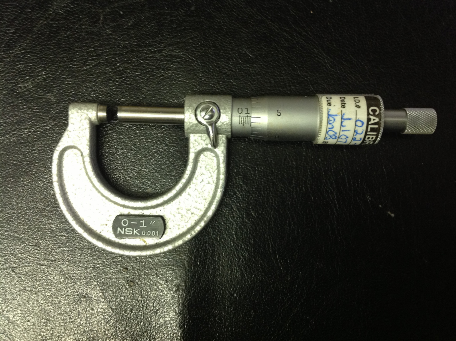NSK Outside Micrometer Caliper 0" to 1" Inches eBay