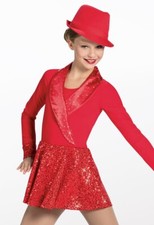 Weissmans "Blackbird" style 13159 Red XLC Dance Costume
