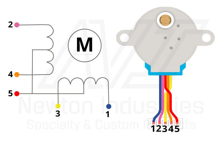 5Pcs 28YBJ-48 DC 5V 4 Phase 5 Wire Stepper Motor with ULN2003 Driver Board