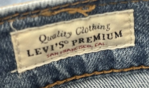 Pantalones de mezclilla Levi's 511 para hombre talla 30X30 azul lavado claro pierna recta calce 30 X29 - Imagen 7 de 8