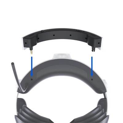 For PS5 VR2 Helmet Stereo External Amplifier Helmet Glasses Portable Player