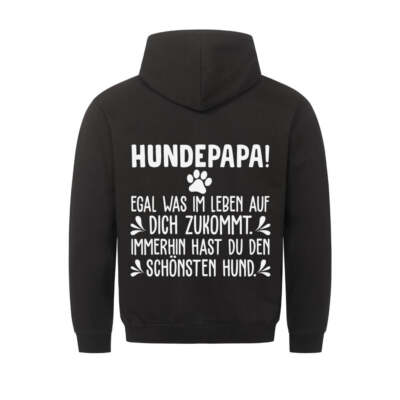 Hundepapa - Du hast den schönsten Hund | Geschenk Hoodie | Vierpfoten
