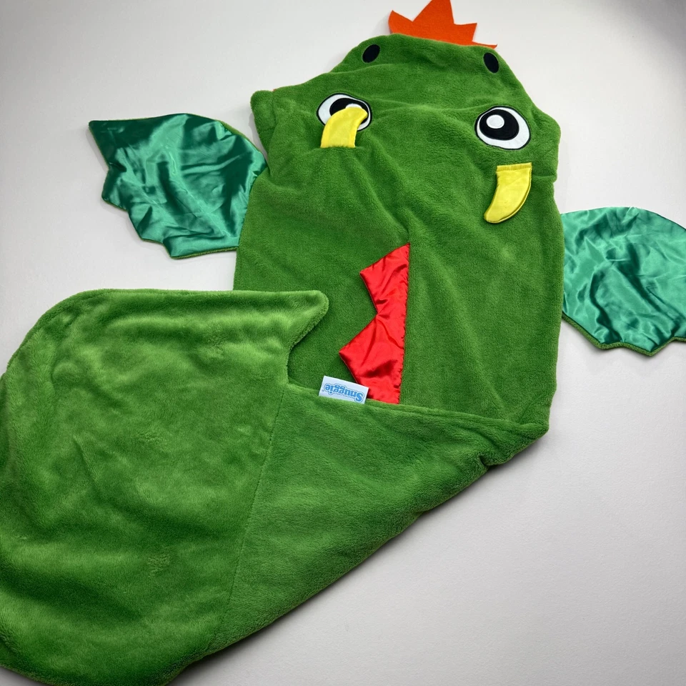Manta Snuggie Tails Fiery Dragon Unisex 53 X 41 Verde Vellón Acogedora Súper Suave Foto 2 de 4