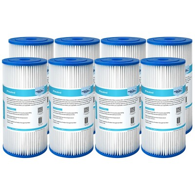 #ad 18 Pack 10quot; x 4.5quot; for Big Blue RO Sediment Pleated Water Filter 5 20 50 Micron $78.99