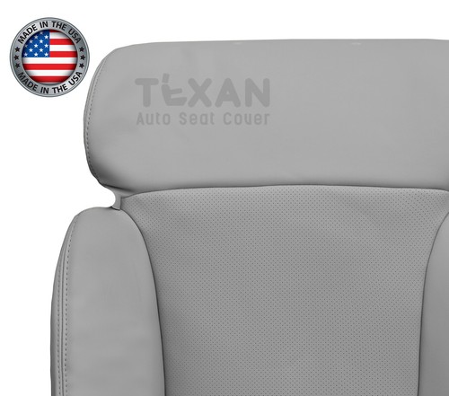 Front Seat Cover Perforated Leatherette Gray Fits 2006-2011 Lexus GS300 GS350 - Picture 56 of 74