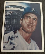 1986 TCMA Robert Stephen Simon's Super Stars - Checklist Back #50 Duke Snider