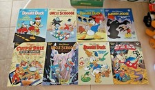Disney Comics Album Complete Set of 8 1990-1991 Uncle Scrooge/Donald Duck/Gyro