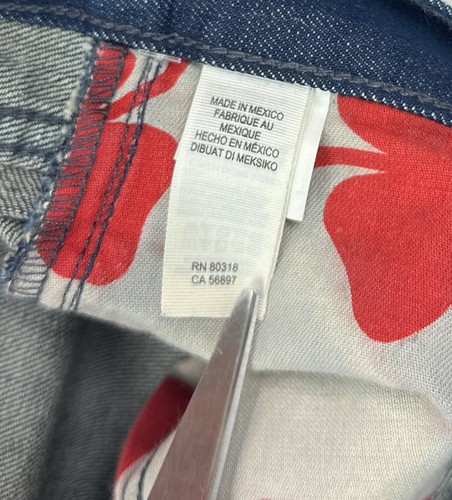 Lucky Brand 1 Authentic Skinny Mens 34x32 Dark Blue Jeans Button Fly D368500 - Picture 10 of 12